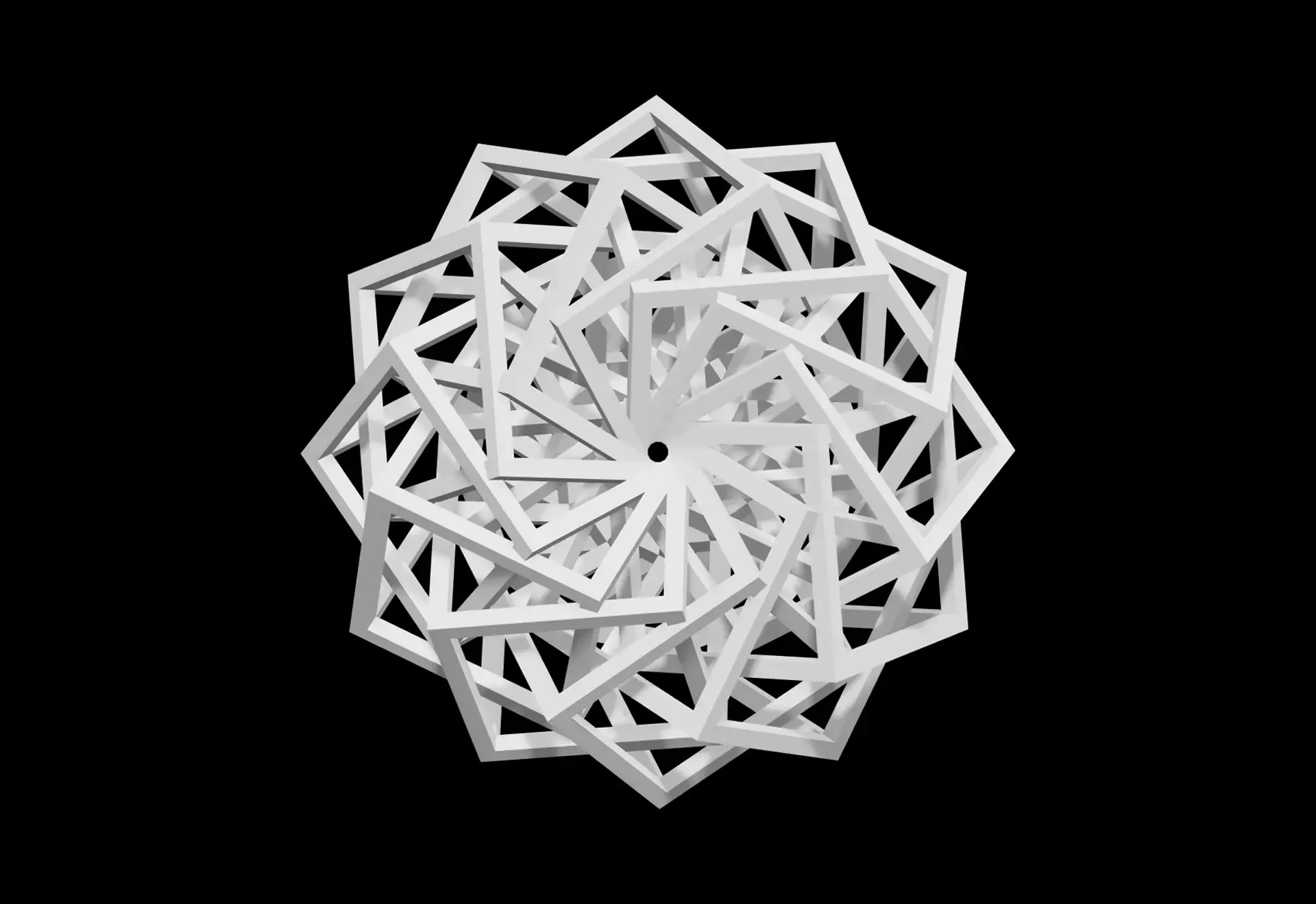 Radiance II - Generative 3D artwork by Henry Egloff