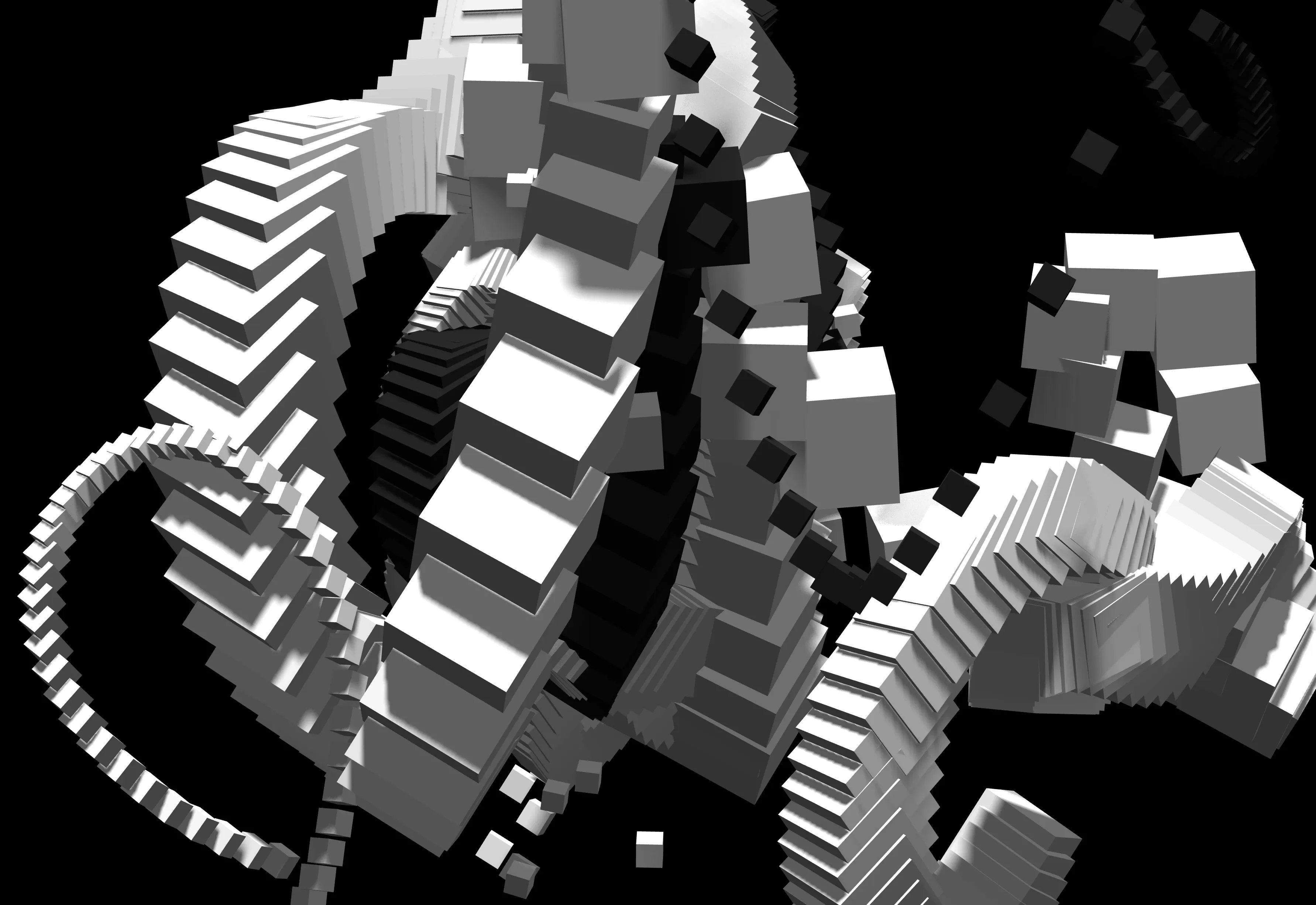 Synthesis - Generative 3D artwork by Henry Egloff